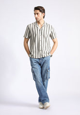Black Self Lining Shirt